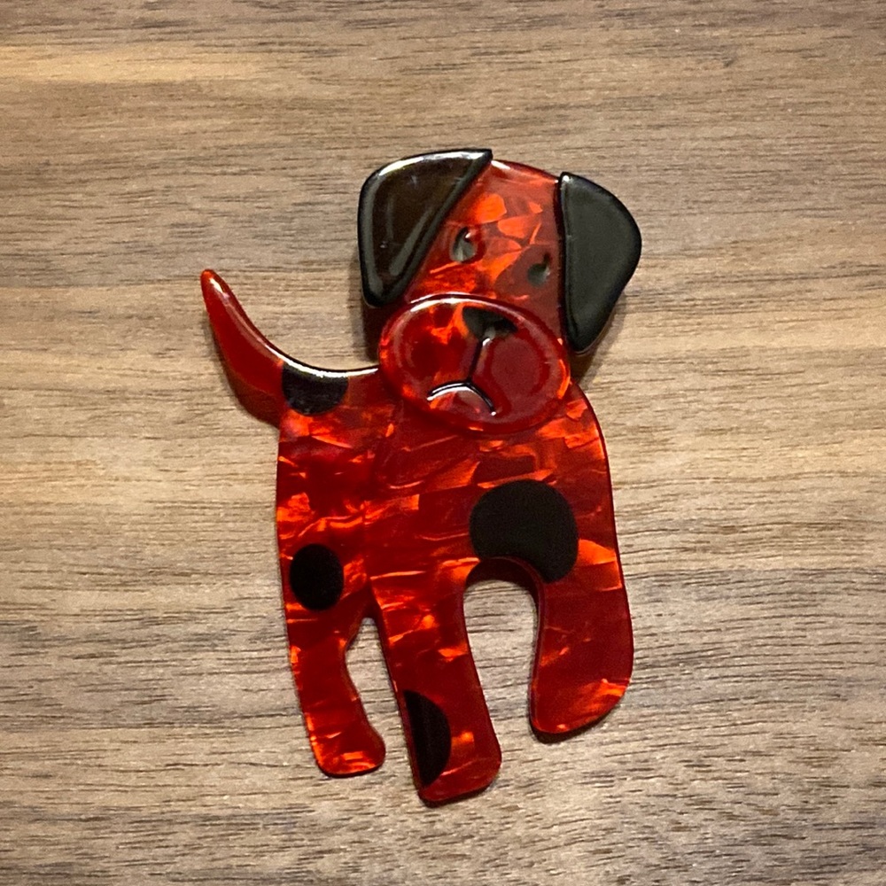 Erstwilder Madeline the Muddled Mutt Brooch Rare Dog